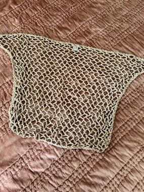 JMP The Label Havana Crochet Sarong Beige OS.